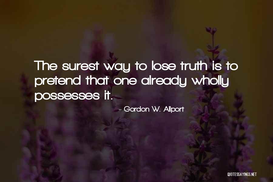 Gordon W. Allport Quotes 717668 Gordon W. Allport Quotes 717668