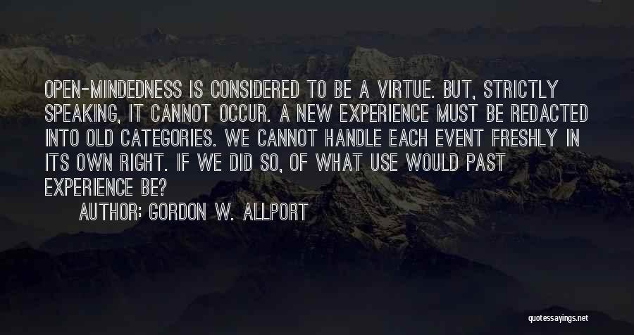Gordon W. Allport Quotes 977216