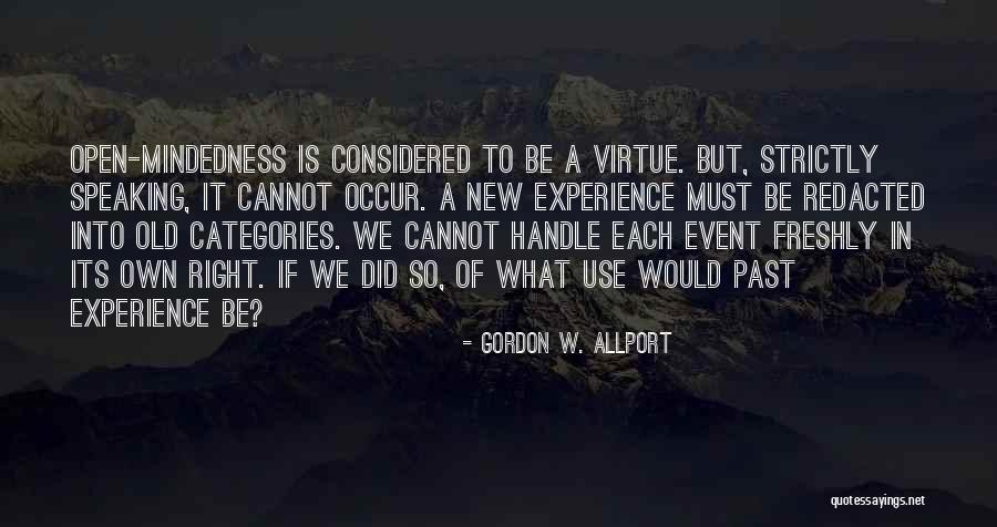 Gordon W. Allport Quotes 977216