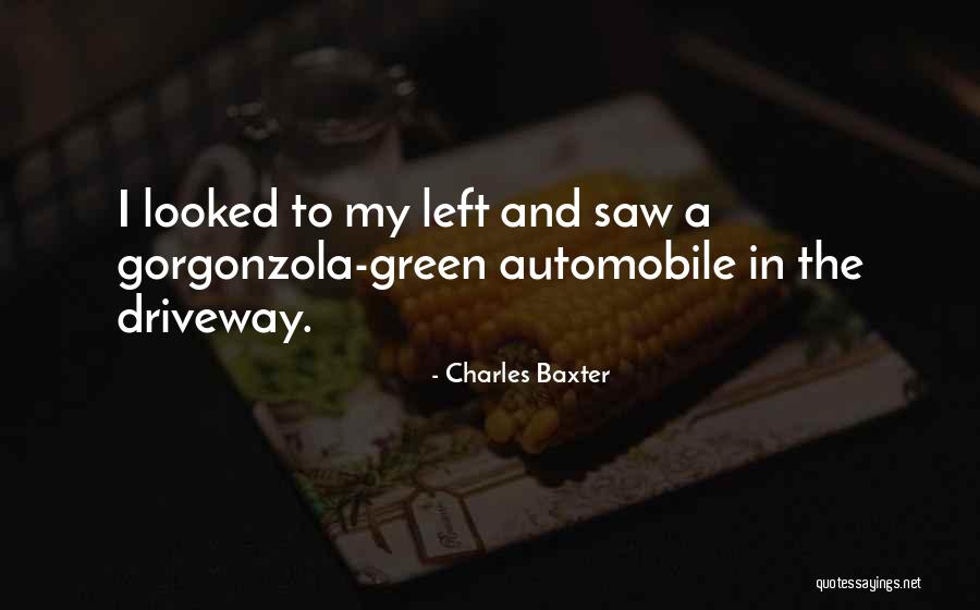 Gorgonzola Quotes By Charles Baxter