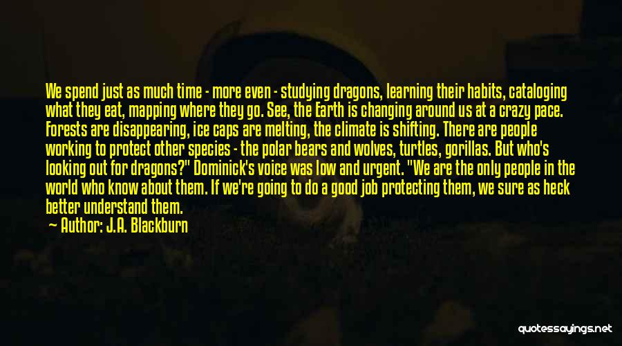 Gorillas Quotes By J.A. Blackburn