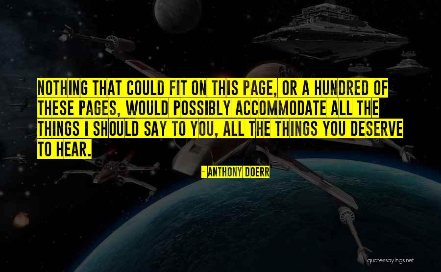 Gorness Quotes By Anthony Doerr Gorness Quotes By Anthony Doerr