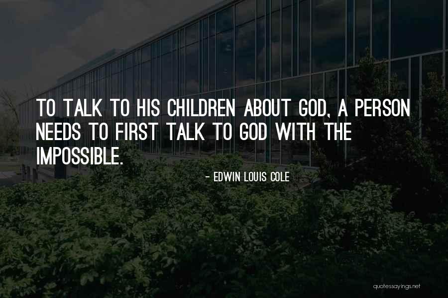 Gosdin Vern Quotes By Edwin Louis Cole
