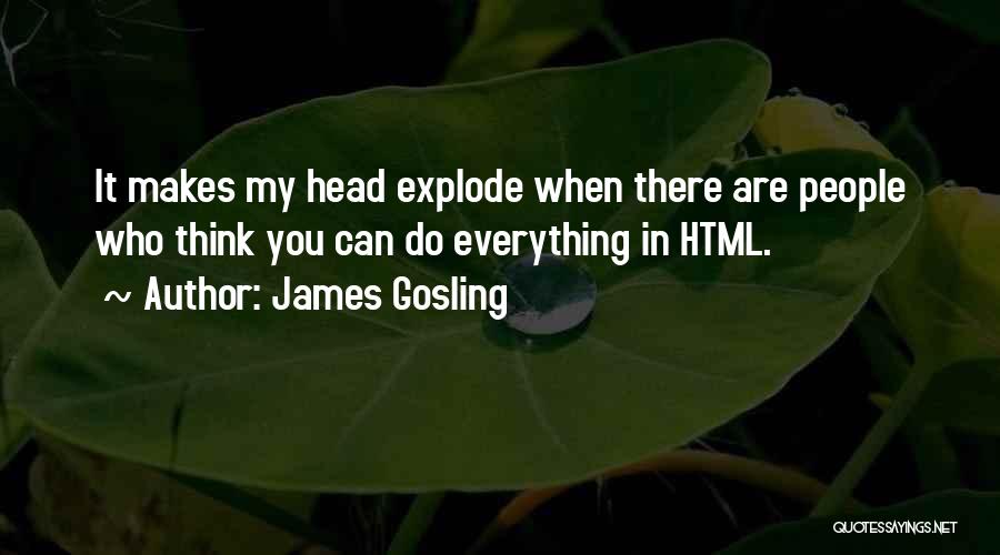 Gosling Quotes By James Gosling