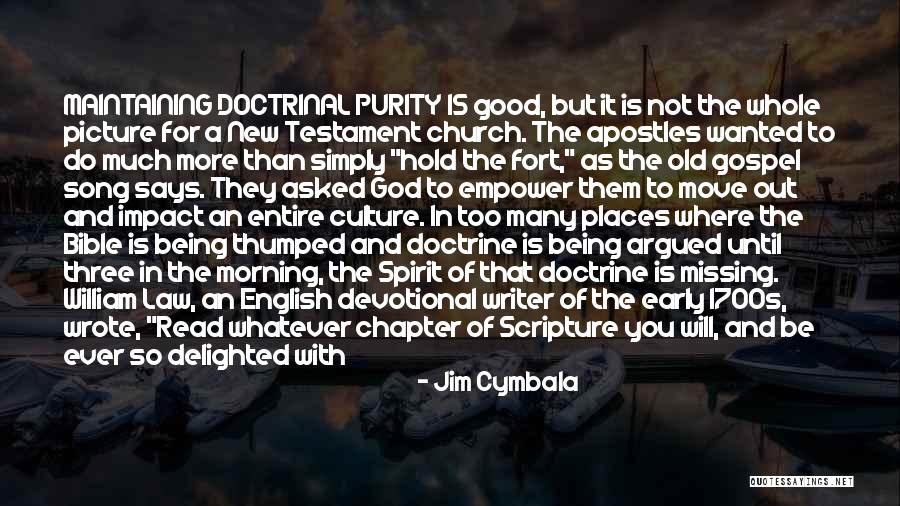 Gospel Doctrine Quotes By Jim Cymbala