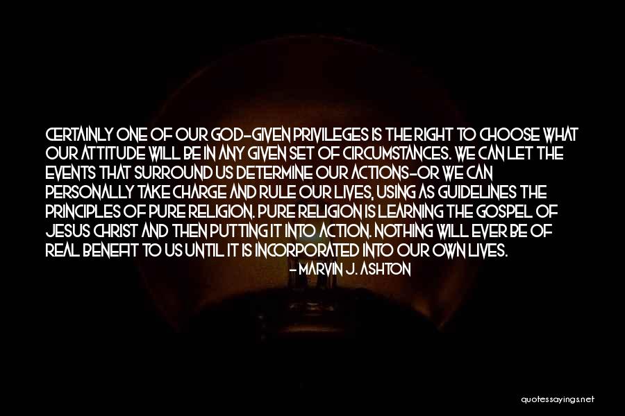 Gospel One God Quotes By Marvin J. Ashton Gospel One God Quotes By Marvin J. Ashton