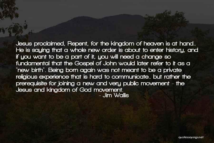 Gospel One Hand Quotes By Jim Wallis Gospel One Hand Quotes By Jim Wallis