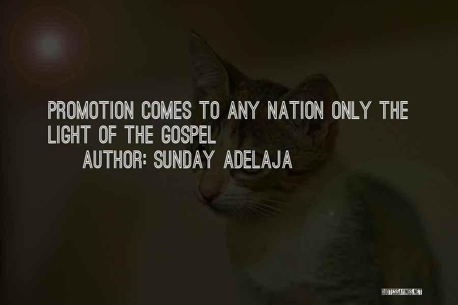 Gospel Quotes By Sunday Adelaja