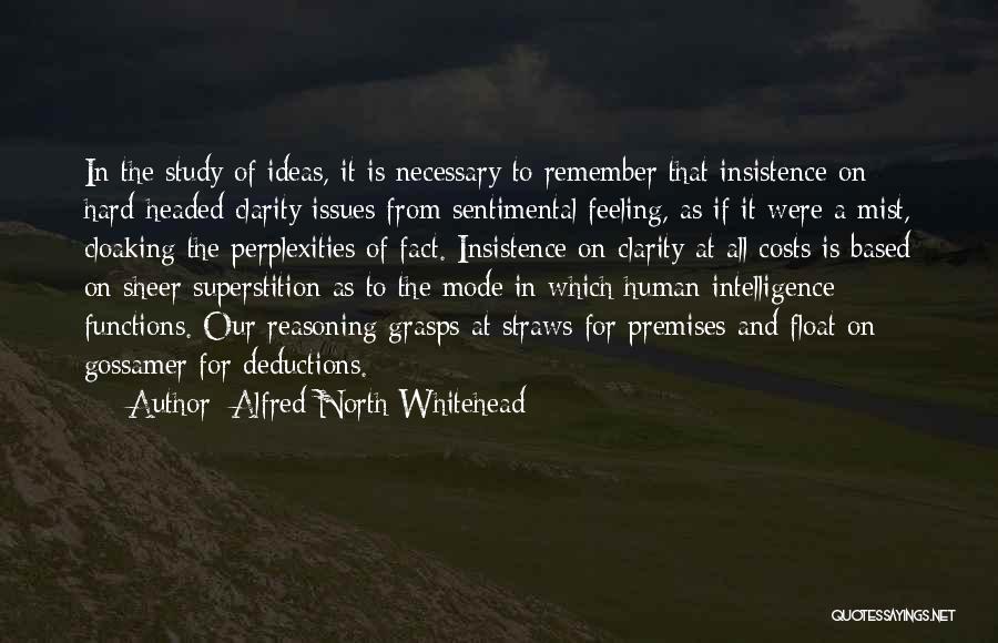 Gossamer Quotes By Alfred North Whitehead