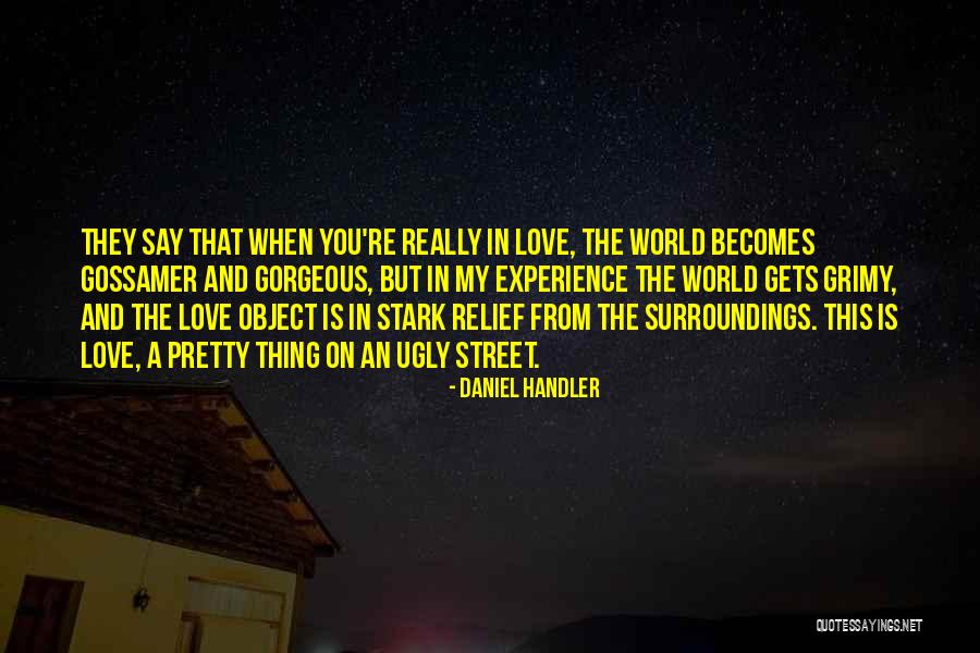 Gossamer Quotes By Daniel Handler Gossamer Quotes By Daniel Handler