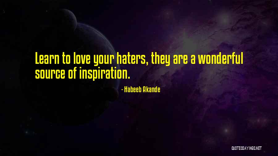 Gossip And Haters Quotes By Habeeb Akande