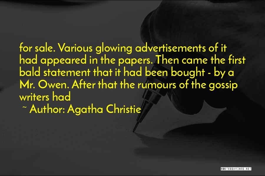 Gossip Rumours Quotes By Agatha Christie