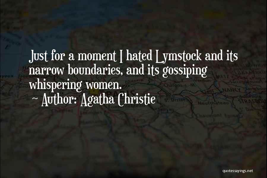 Gossiping Quotes By Agatha Christie