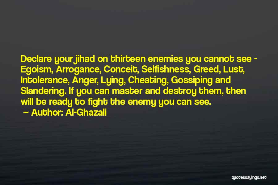 Gossiping Quotes By Al-Ghazali