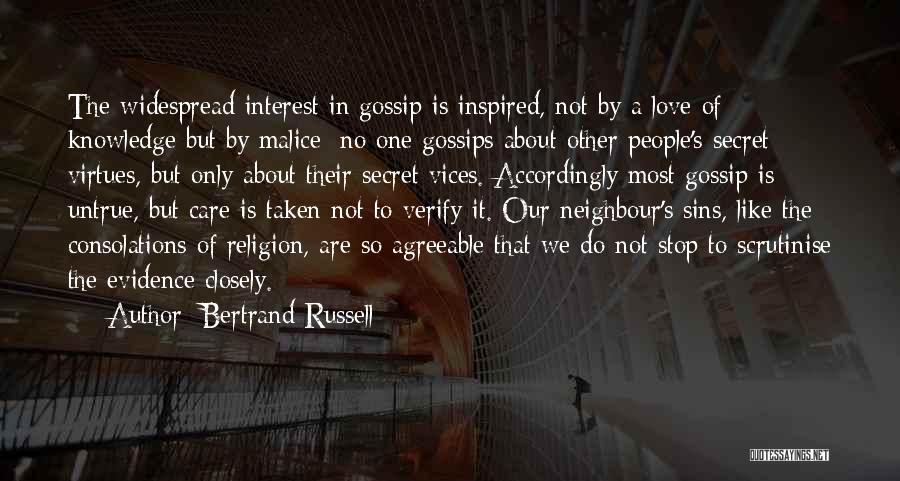 Gossips Quotes By Bertrand Russell