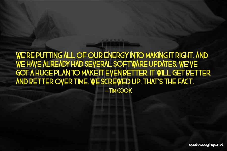 Got A Plan Quotes By Tim Cook