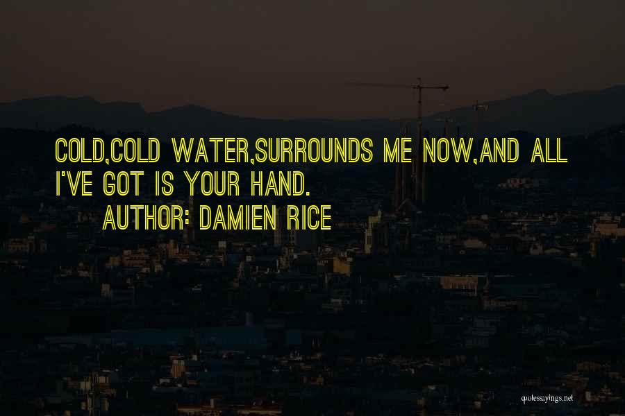 Got Cold Quotes By Damien Rice