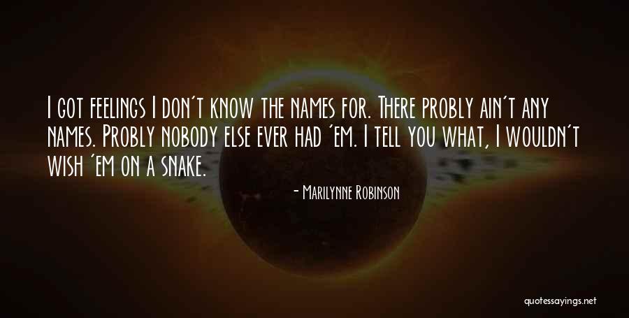 Got Em Quotes By Marilynne Robinson