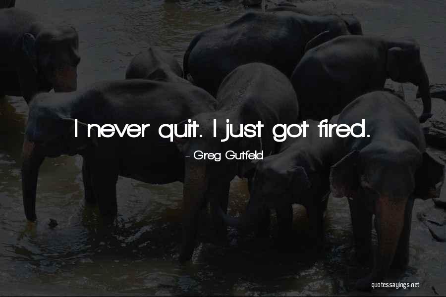 Got Fired Quotes By Greg Gutfeld Got Fired Quotes By Greg Gutfeld