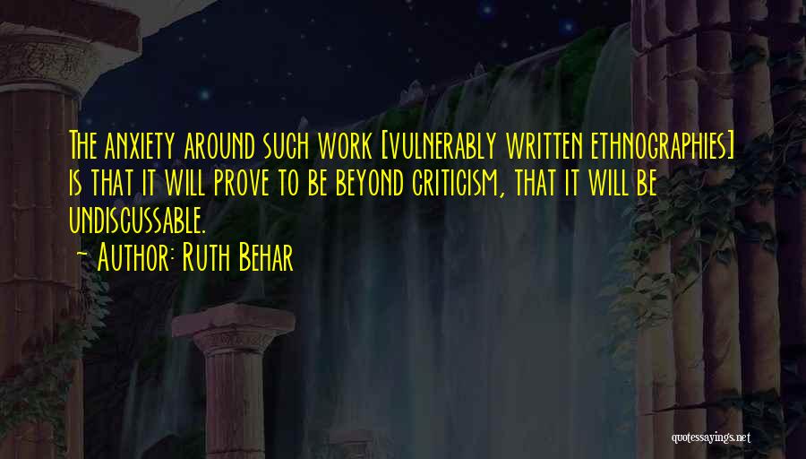 Got Something To Prove Quotes By Ruth Behar