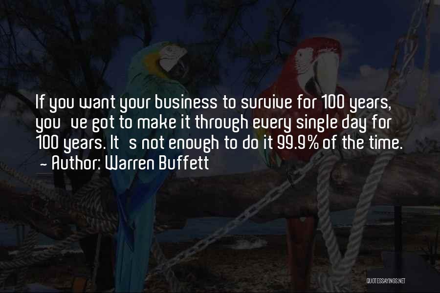 Got Through The Day Quotes By Warren Buffett