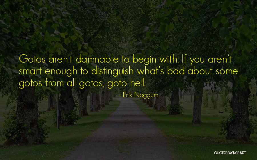 Goto Quotes By Erik Naggum