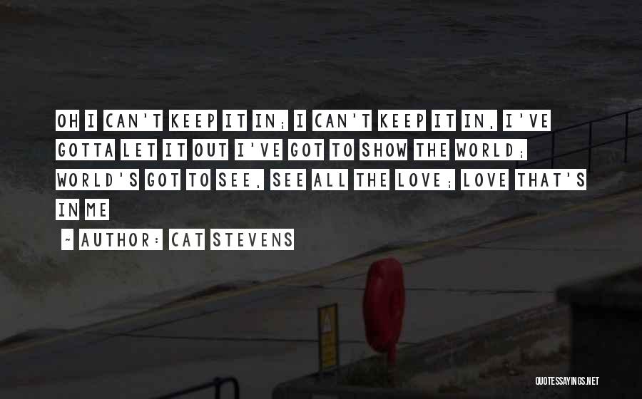 Gotta Love Quotes By Cat Stevens