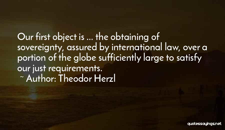 Gottardi Sweater Quotes By Theodor Herzl