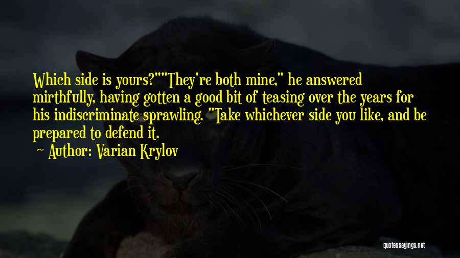Gotten Over You Quotes By Varian Krylov