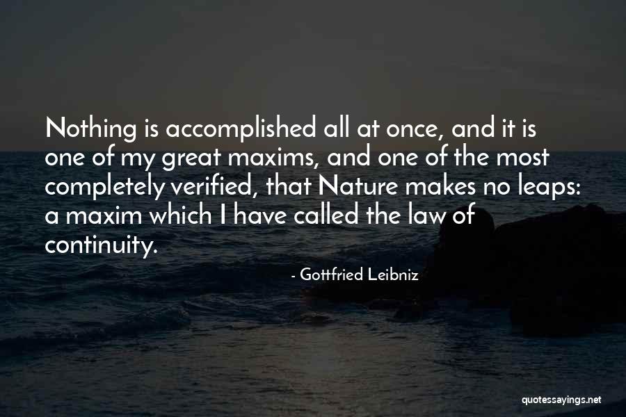 Gottfried Leibniz Quotes 1469818