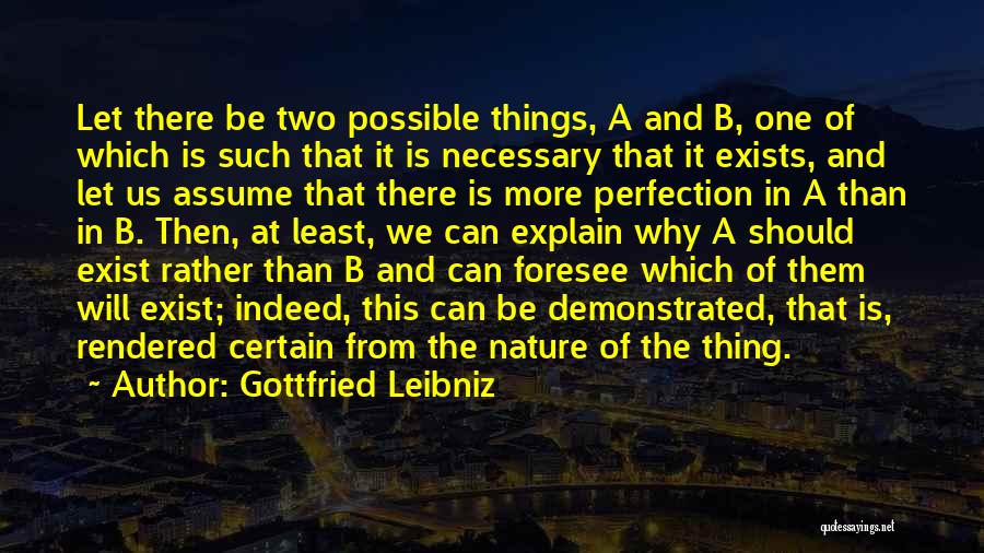 Gottfried Leibniz Quotes 160377