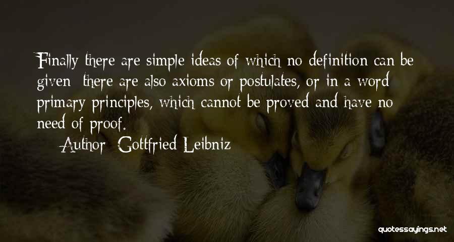 Gottfried Quotes By Gottfried Leibniz