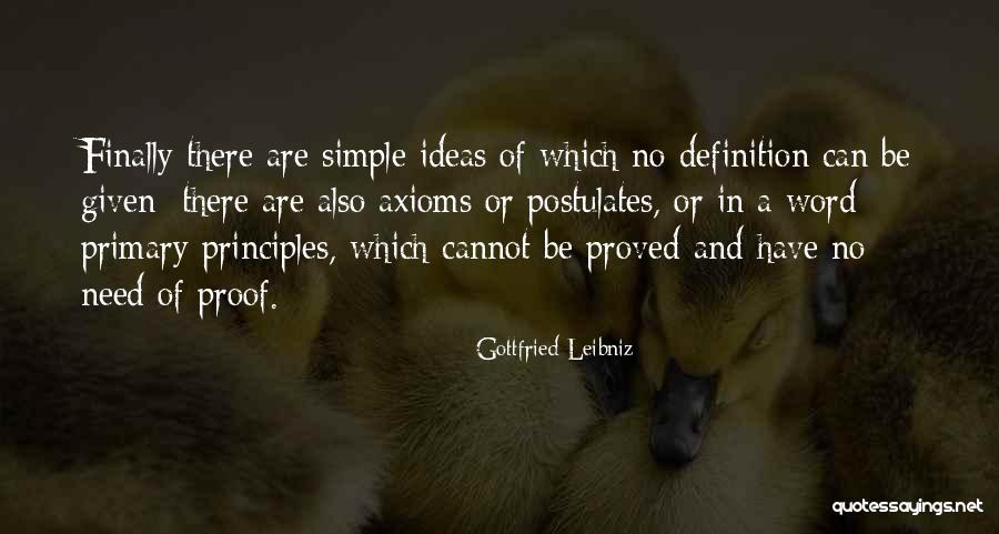 Gottfried Quotes By Gottfried Leibniz