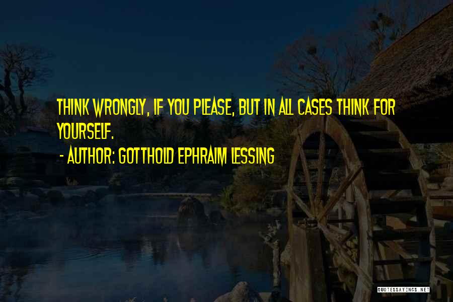 Gotthold Ephraim Lessing Quotes 983193