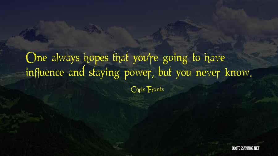 Gotye Net Quotes By Chris Frantz