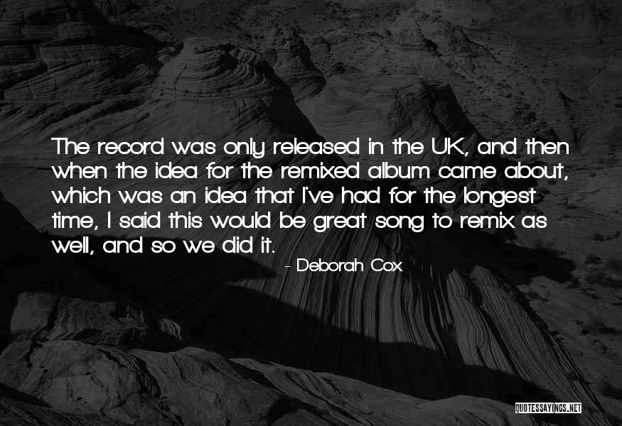 Gouged Eye Quotes By Deborah Cox Gouged Eye Quotes By Deborah Cox