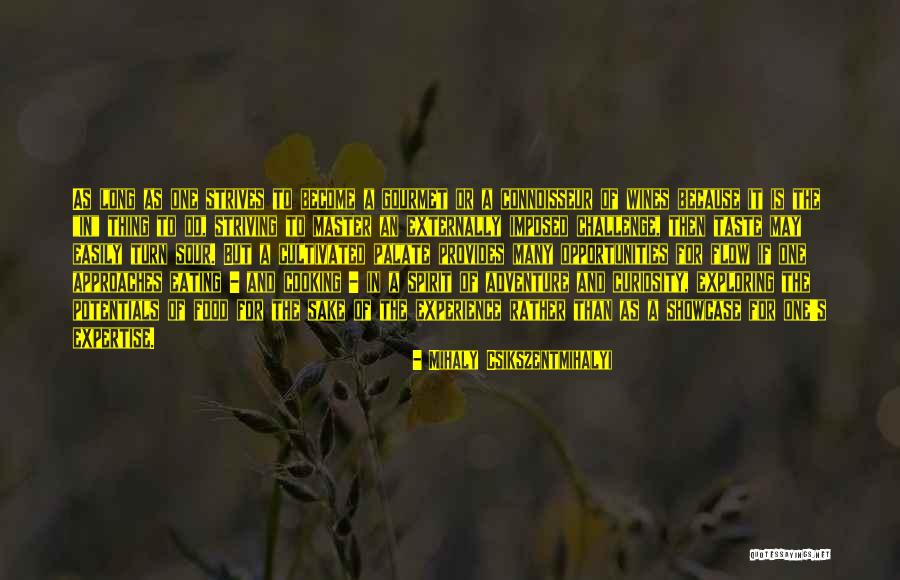 Gourmet Cooking Quotes By Mihaly Csikszentmihalyi Gourmet Cooking Quotes By Mihaly Csikszentmihalyi