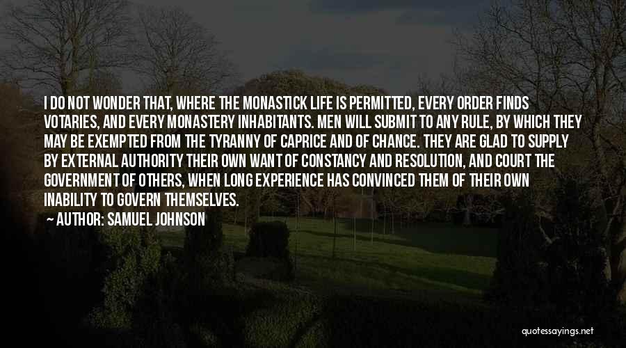 Govern Themselves Quotes By Samuel Johnson