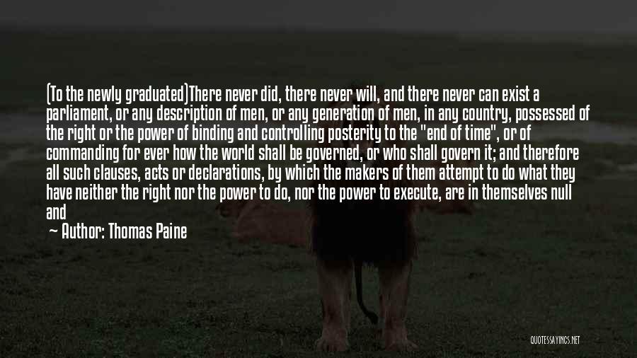 Govern Themselves Quotes By Thomas Paine