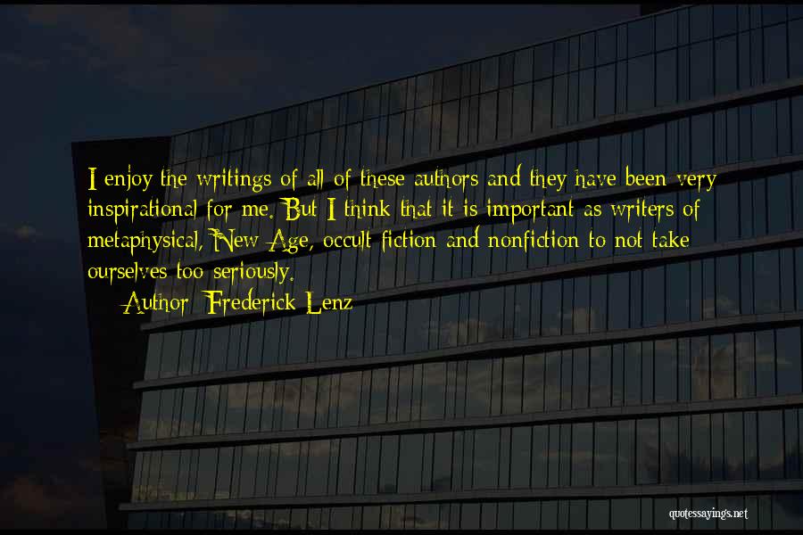 Governatore Construction Quotes By Frederick Lenz