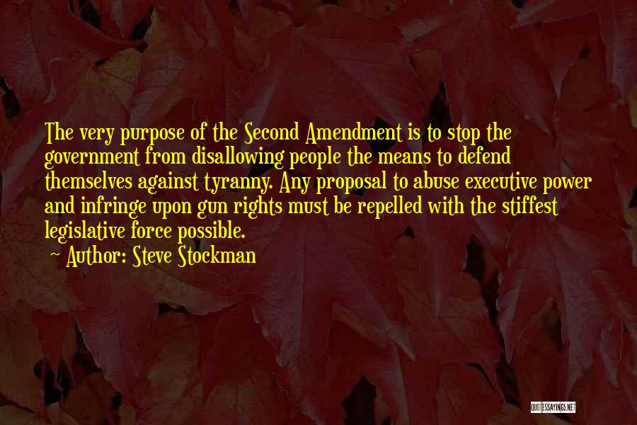 Government Abuse Of Power Quotes By Steve Stockman