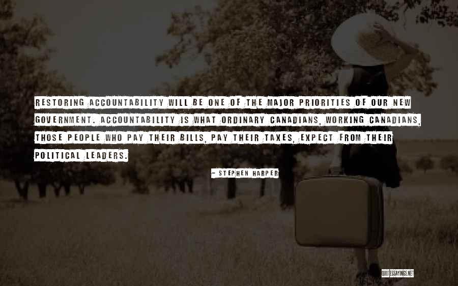 Government Accountability Quotes By Stephen Harper Government Accountability Quotes By Stephen Harper