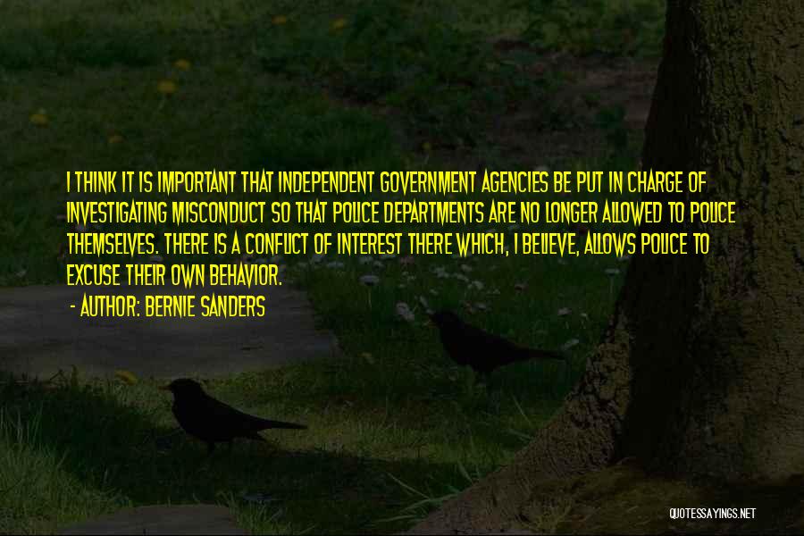 Government Agencies Quotes By Bernie Sanders