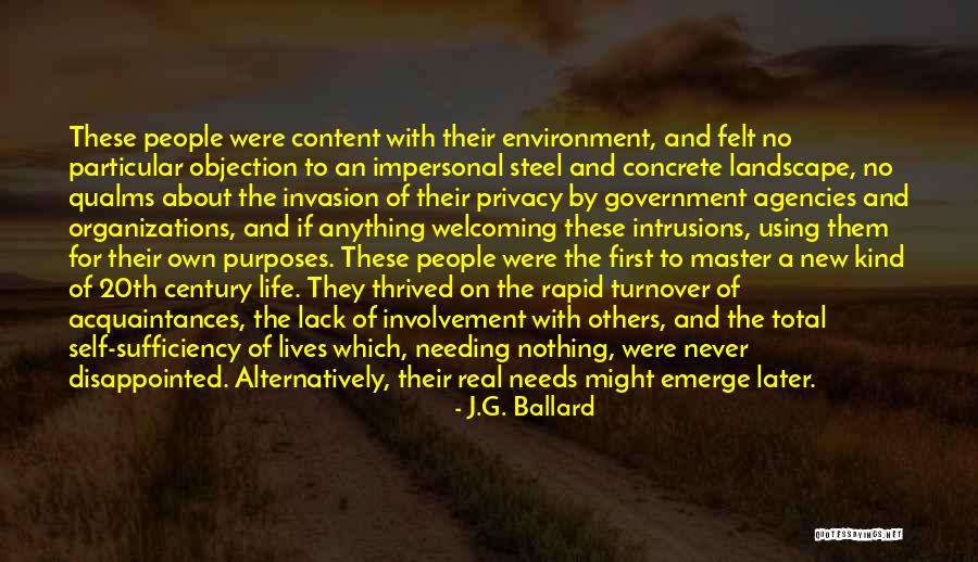 Government Agencies Quotes By J.G. Ballard