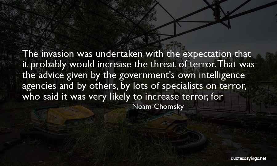 Government Agencies Quotes By Noam Chomsky