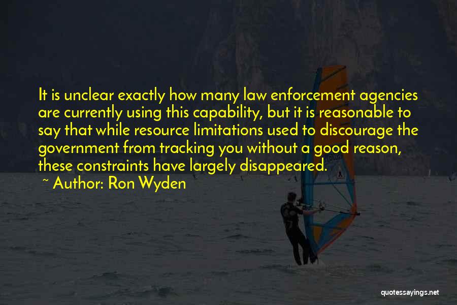 Government Agencies Quotes By Ron Wyden