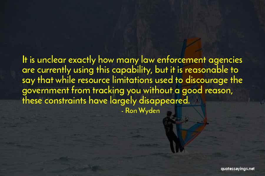 Government Agencies Quotes By Ron Wyden