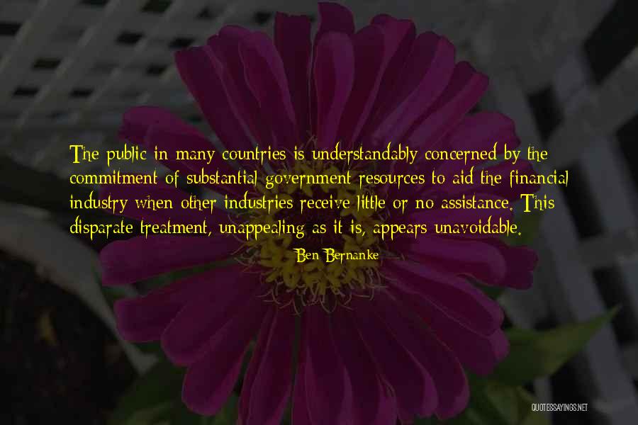 Government Aid Quotes By Ben Bernanke Government Aid Quotes By Ben Bernanke