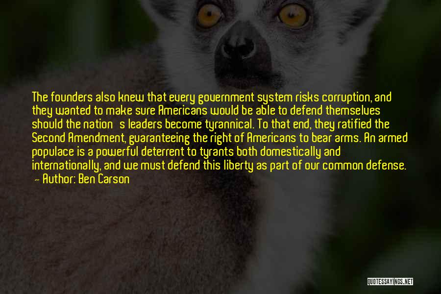 Government And Corruption Quotes By Ben Carson