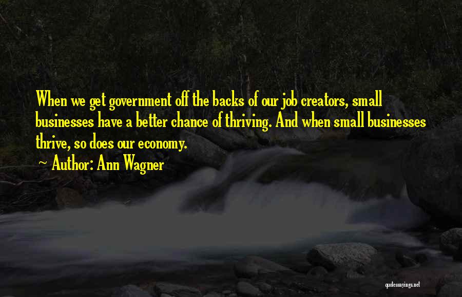 Government And Economy Quotes By Ann Wagner